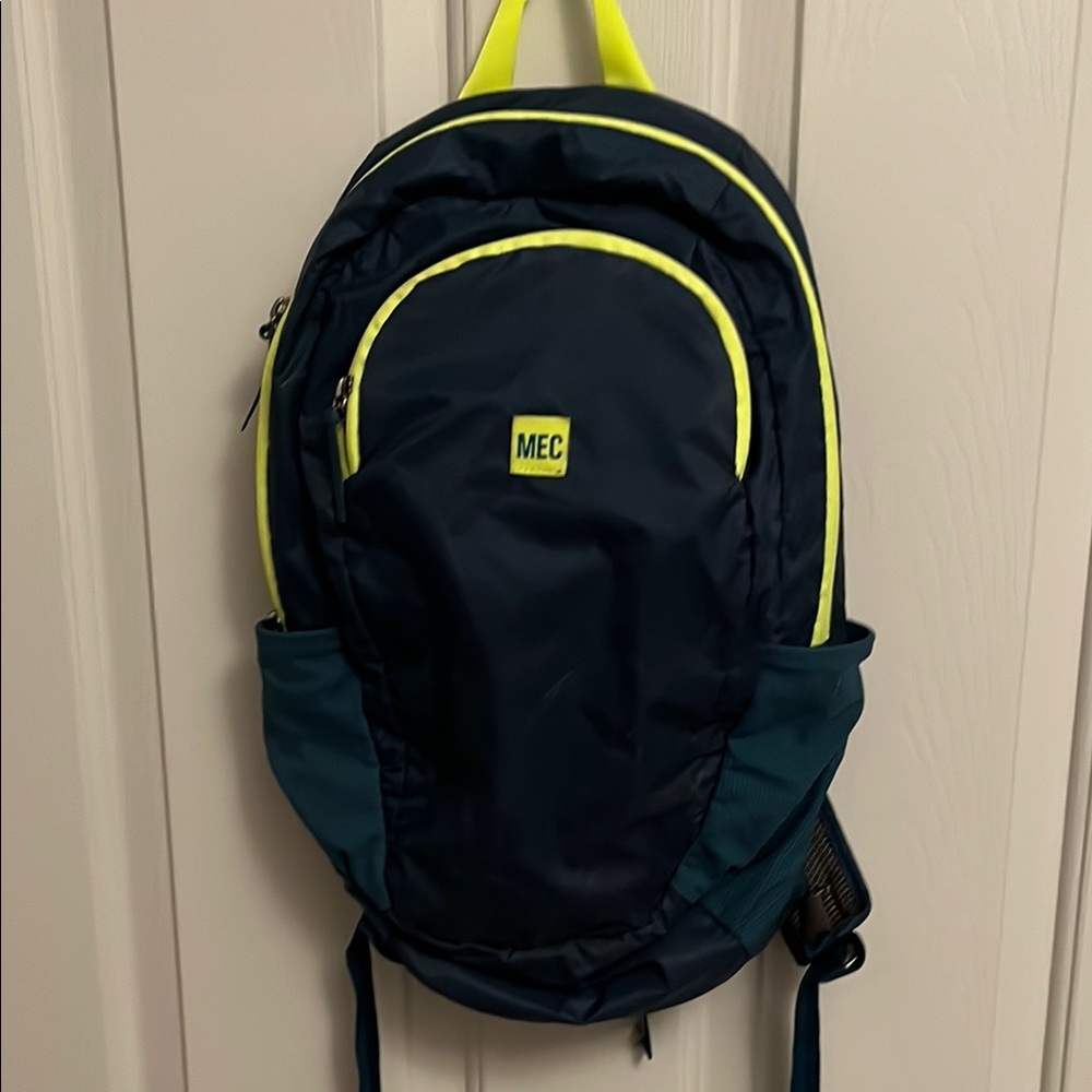 MEC Turquoise and Yellow Small Backpack